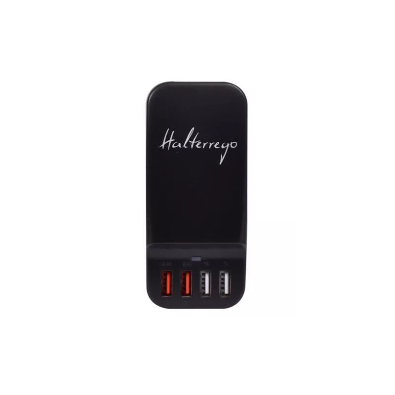 Chargeur secteur USB universel H.Charging HOME 4 ports dont 2 ports ultra-rapides Noir