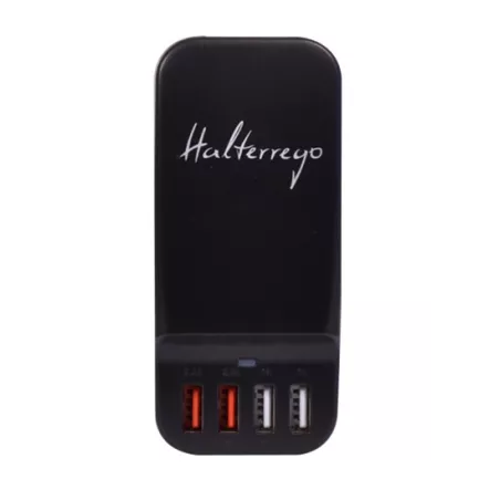 Chargeur secteur USB universel H.Charging HOME 4 ports dont 2 ports ultra-rapides Noir