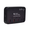 Chargeur secteur USB universel 4 ports ultra-rapides dont 2 ports Quick Charge 2.0 Noir