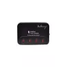 Chargeur secteur USB universel 4 ports ultra-rapides dont 2 ports Quick Charge 2.0 Noir