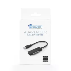 Adaptateur HDD/SSD 2.5'' HEDEN USB3.0 - SATA Noir