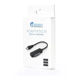 Adaptateur HDD/SSD 2.5'' HEDEN USB3.0 - SATA Noir