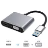 Adaptateur USB 3.0 HEDEN USB 3.0 male / HDMI F + VGA F HDMI 1920*1080P Gamme sachet