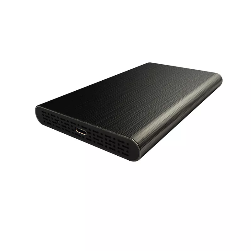 Boitier externe HEDEN 2.5' en Alu sortie USB 3.1 Gen 2 *, Type C cable USB-C/USB-A + USB-C/USB-C NOIR