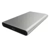 Boitier externe HEDEN 2.5' en Alu sortie USB 3.1 Gen 2 *, Type C cable USB-C/USB-A + USB-C/USB-C ARGENTE
