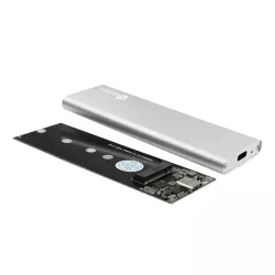 Boitier externe Heden M2 pour SSD M2 NGFF SATA jusqu'à 2T interface USB 3.1 (type C) tout en alu