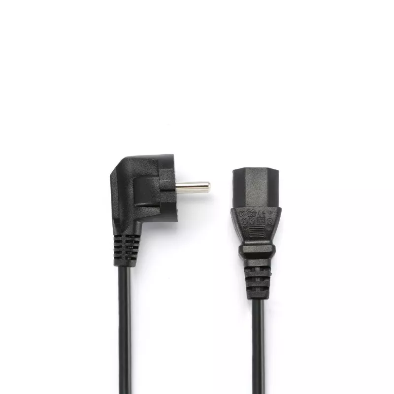 Câble alimentation secteur CEE7/C13 - Longueur 1.5M - Noir - en sachet