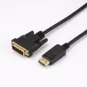 Câble DVI-D/DisplayPort 1.1 Male/Male - Longueur 2M - Noir - en sachet