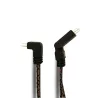 Cable HDMI 1.4 haute définition 2 METRES FULL HD 1080p 3D HDCP - Connecteurs coudés