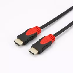 Câble HDMI 1.4 High Speed Male/Male avec Ethernet - Compatible 4K@30Hz - Longueur 5M - Noir - en sachet