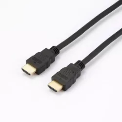 Câble HDMI 2.0 High Speed with Ethernet - Compatible 4K@60Hz - Longueur 2M - Noir - Sachet