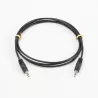 Câble Jack Male/Male 3.5mm - Longueur 1.5M - Noir - en sachet