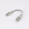 Câble RJ45 Male/Male droit CAT6 F/UTP - Longueur 0.15M - Gris - en sachet