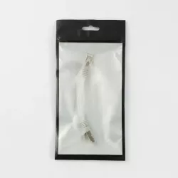 Câble RJ45 Male/Male droit CAT8 S/FTP - Avec snagless - Longueur 0.15M - Gris - en sachet