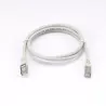 Câble RJ45 Male/Male droit CAT6A S/FTP - Longueur 1M - Gris - en sachet