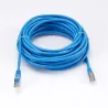 Câble RJ45 Male/Male droit CAT6A F/UTP - Longueur 10M - Bleu - en sachet