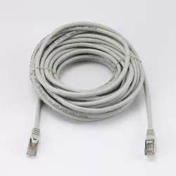 Câble RJ45 Male/Male droit CAT7 S/FTP - Longueur 10M - Gris - en sachet