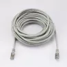 Câble RJ45 Male/Male droit CAT7 S/FTP - Longueur 10M - Gris - en sachet