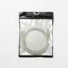 Câble RJ45 Male/Male droit CAT8 S/FTP - Avec snagless - Longueur 2M - Gris - en sachet