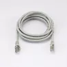 Câble RJ45 Male/Male droit CAT7 S/FTP - Longueur 3M - Gris - en sachet