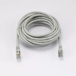 Câble RJ45 Male/Male droit CAT7 S/FTP - Longueur 5M - Gris - en sachet