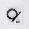 Câble USB A/USB-C 2.0 Male/Male - 15W - Longueur 1.50M - Noir - en sachet