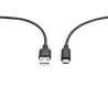 Câble USB-C vers USB A mâle 1m / USB 2.0 - Noir - Gamme sachet