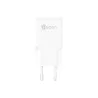 Chargeur GaN 1 port USB-C 30W - format slim - coloris blanc - en sachet