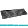 Clavier sans fil 2.4Gh/BT HEDEN 104keys, support tél intégré connexion BT3.0&BT5.0&2.4Ghz pile inclus, noir