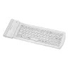 Mini Clavier Bluetooth en Silicone, Halterrego , Blanc