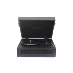 Platine vinyle HALTERREGO SOHO 2, 3 vitesses de lecture, enceintes stéréo intégrées. Entrée : jack audio 3,5 mm - Sortie RCA…