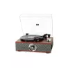Platine vinyle Halterrego ALL-in-one avec 2 HP intégrés / couvercle, RMS 2* 8W, 3 vitesses, lecteur CD, BT IN, Radio FM, Aux…