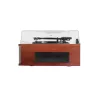Platine vinyle Halterrego ALL-in-one avec 2 HP intégrés / couvercle, RMS 2* 8W, 3 vitesses, lecteur CD, BT IN, Radio FM, Aux…