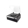Platine vinyle Halterrego BROOKLYN, haut-parleurs intégrés, 3 vitesses, marche/arrêt automatique, Entrée : jack 3.5mm , Sortie…