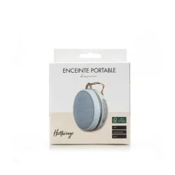 Enceinte Bluetooth Biodegradable Halterrego BT V5.0, mincro intégré, RMS 3W, Aux in, batterie rechargeable de 800mAh, IPX7…