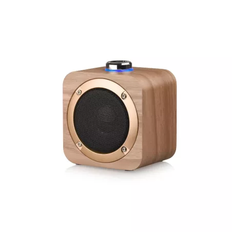 Enceinte Bluetooth Halterrego en bois , BT V5.0, RMS 3W , batterie rechargeable de 1200mAh.