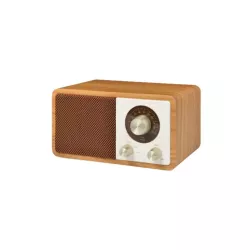 Enceinte Bluetooth Halterrego avec charge induction Qi 15W. BT V5.0, RMS 10W, FM, Aux IN, lectuer de carte micro SD, batterie…