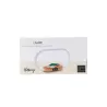 Lampe de chevet avec chargeur induction à 10W, lumiosité réglable, 1 port USB pour la charge, affichage l'heure, en alu et bois