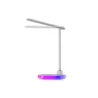 Lampe de bureau avec la charge induction 10W, fonction réveil, affichage de l'heure, la date, la température, lumiosité…