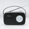 Radio Halterrego style rétro AM/FM, BT V5.0, lecteur USB et carte micro SD, 3w RMS, Aux IN et prise casque. Adaptateur ou port…