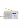 Radio DAB+/DAB/FM, connexion Bluetooth, double alarme, écran LCD, Luminosité réglable, antenne téléscopique, RMS 3W…