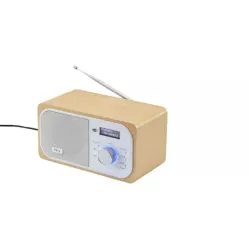 Radio DAB+/DAB/FM, connexion Bluetooth, double alarme, écran LCD, Luminosité réglable, antenne téléscopique, RMS 3W…