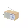 Radio DAB+/DAB/FM, connexion Bluetooth, double alarme, écran LCD, Luminosité réglable, antenne téléscopique, RMS 3W…