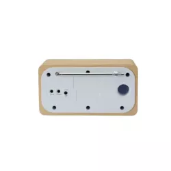 Radio DAB+/DAB/FM, connexion Bluetooth, double alarme, écran LCD, Luminosité réglable, antenne téléscopique, RMS 3W…