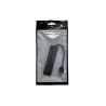 Hub USB 4 ports USB 3.2 gen 1 (USB 3.0) pour PC, PC portable et MacBook - 15 cm - sans alimentation - noir - en sachet