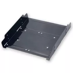 Adaptateur MIP pr 2 SSD/HDD 2.5" ou 1 disque dur 3.5" en baie 5.25".