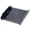 Adaptateur MIP pr 2 SSD/HDD 2.5" ou 1 disque dur 3.5" en baie 5.25".