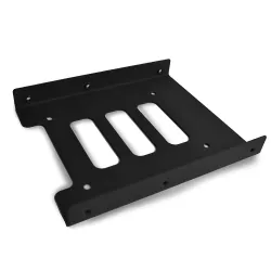 Adaptateur HEDEN pr 1 disque dur SSD/HDD 2.5 en baie 3.5" + câble SATA 70cm + câble d'alimentation Sata - 4 pins de 20cm
