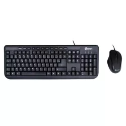 Kit HEDEN clavier souris filaire souris optique 1200 DPI clavier multimedia noir