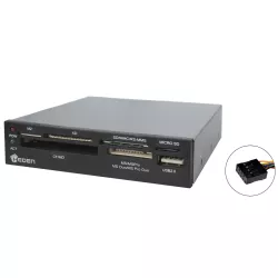 Lecteur carte memoir intern 3.5"HEDEN tt en1+1port USB,compatibl SDHC.